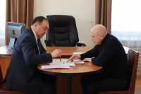 Председатель Верховного Совета встретился с генеральным директором «СУЭК-Хакасия»